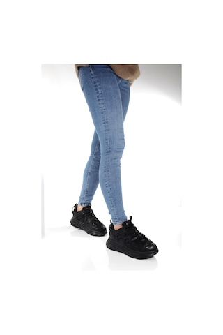 Meyoushoes Spor Yüksek Taban Yürüyüşayakkabısı Siyah 36