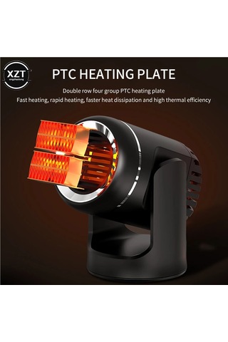 Jialan Taşınabilir Araba Uzay İsıtıcı 12v Yüksek Güç Cam Buz