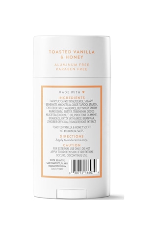 Native Toasted Vanilla & Honey Alüminyumsuz Stick Deodorant 75gr