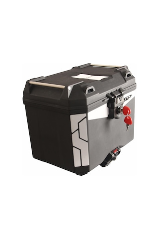 GP Kompozit Universal 33 lt Plastik Motosiklet Çantası Siyah