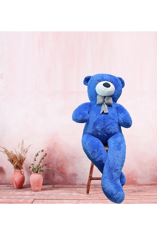 160 Cm Sevgiliye Özel Romantik Dev Boy Papyonlu Peluş Ayı- % 100 Yerli 001