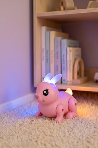 Müzikli Ve Işıklı Hareketli Zıp Zıp Tavşan Pembe Lzh-99777-1