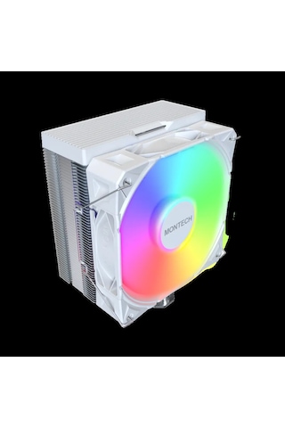 Montech Nx400 Argb - Cpu Soğutucu, Tek Kule, 4 Gelişmiş Isı Borusu, 52 Kanatlı Isı Emici, E28, 120 M