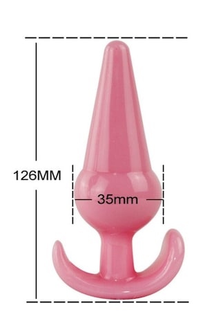 X-sense 12.5 CM Siyah Yumuşak Esnek Jel Anal Plug Ve Tıkaç