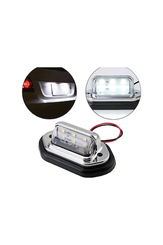 Sealux Marine Plaka & Merdiven Lambası Beyaz Led 12-24V Çiftli Beyaz