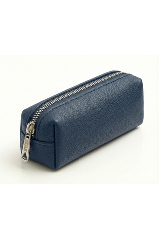 Lexroo Deri Kalem Kutusu & Kalemlik Lacivert