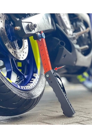 Motosiklet Taşınabilir İttir Maşa Krikosu Motor Lifti Teker Döndü