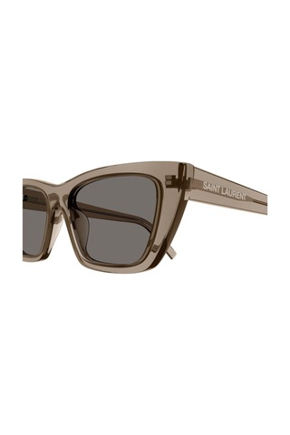 Saint Laurent Sl 276 Mıca 045 .55 Güneş Gözlüğü Şeffaf - Gri