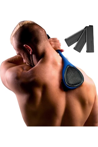 Bakblade 2.0 Elite Plus Erkekler İçin Sırt Tıraş Makinesi - Erkekler İçin Ergonomik Sırt Tüyleri Çıkarıcı - Kollar, Bacaklar Ve Mide İçin De Göğüs Ve Sırt Tüyleri Alma - Erkekler İçin Vücut Tıraş Makinesi Yedek Bıçaklar Dahil
