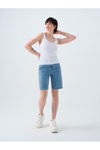 Loft 26yp69000235 Beyaz Kadın Kolsuz T-shirt Lf2038440 Beyaz