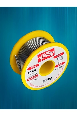Kurtel SN40PB60 RA26 1.6 MM 200 G Reçineli Lehim Teli Kurtel SN40PB60 RA26 1.6 MM 200 G Reçineli Lehim Teli