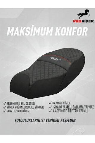 Honda ADV Sele Minderi Ergonomik Konforlu Titreşim Emici Motosiklet Sele Minderi