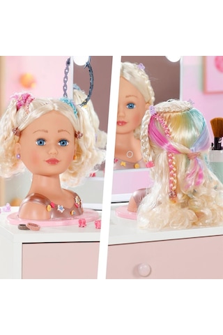 839379 Gökkuşağı Saç Tasarım Seti Pembe
