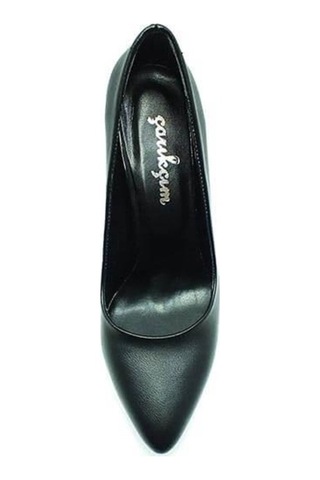 Çarıkçım Stiletto Kadın Ayakkabı Siyah 61 700