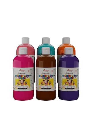 Tamamlayıcı Renkler Parmak Boyası 6'lı Set 6x500 Gr Diğer
