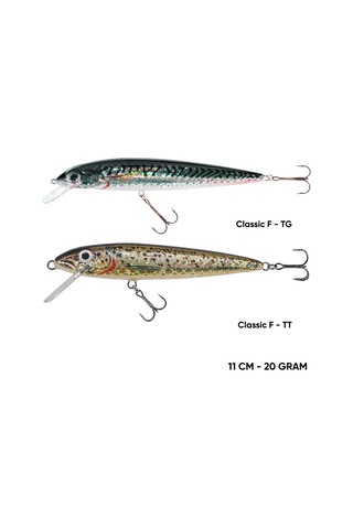 Maket Balık - Rapala - Jaxon Classic F - Tt - 11 Cm 20 Gr