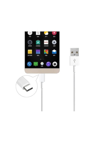 Foxconn Usb Type C Hızlı Şarj & Data Kablosu 1 M Beyaz