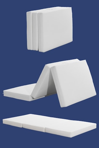 Neosleep Katlanır Yatak Yer Yatağı Misafir Yatağı Yoga Yatağı Kamp Yatağı Neo012 BEYAZ