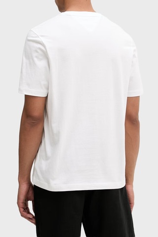 Tommy Hilfiger Baskılı % 100 Pamuk Regular Fit T Shirt Erkek T Shirt Mw0mw42364 Ybr Beyaz
