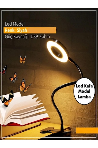 Unichrome Şiddeti Ayarlanabilir 3 Farklı Işık Renkli Çok Fonksiyonlu Akrobat Masa Lambası