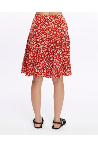Vera Midi Boy Şort Etek Kiremit