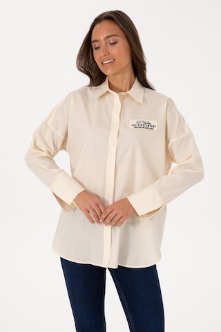 U.s. Polo Assn. Kadın Gömlek Desenli 50308766-vr256 İnci