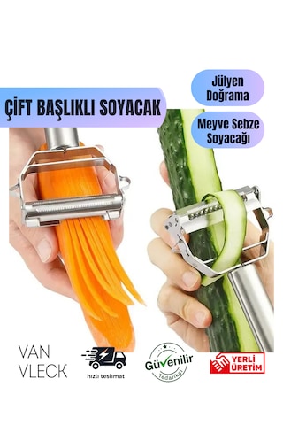 Paslanmaz Çelik Metal Soyacak Meyve Sebze Soyucu