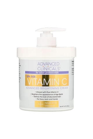 Advanced Clinicals Vitamin C Krem 454 G