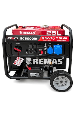 Senci Sc 8000 İv Marşlı Inverter 8 Kva Monofaze Benzinli Jeneratör