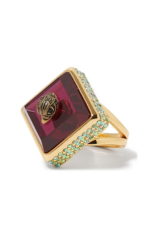 Eagle Square Cocktail Ring Kadın Yüzük 2x2x2.5 Cm Pembe
