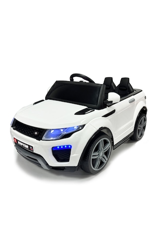 Raptor 12v Akülü Jeep Beyaz Şık Tasarım, Sallanma Modlu