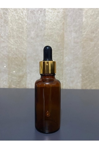 30 Ml Amber Şişe Cam Damlalıklı Şişe 50 Adet