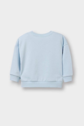 Defacto Erkek Bebek Oversize Baskılı Sweatshirt D7905a526spbe177 Mavi-be177