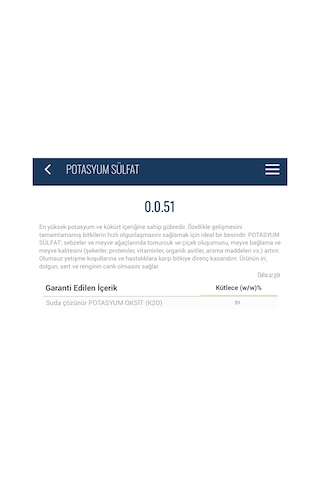 Gübretaş %50 Potasyum Sülfat Suda Çözülür Kükürtlü Gübre 25 KG
