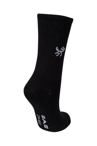 2as Uzun Bambu Spor Çorap Siyah