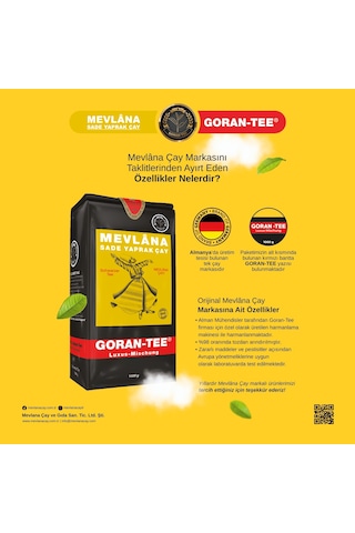Goran Tee Mevlana Demlik Poşet Çay 600 G