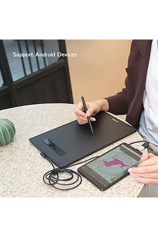 Xp-pen G960s Grafik Tablet 9x6 İnç Kalem Tablet Çizim Tableti, Windows 10/8/7 Ve Mac Os Ve İçin Pilsiz Stylus İle