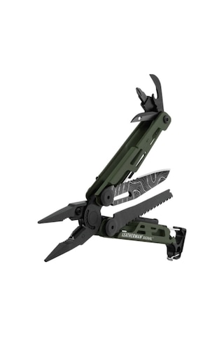 Leatherman Kamp Signal Green Topo Blade Yeşil