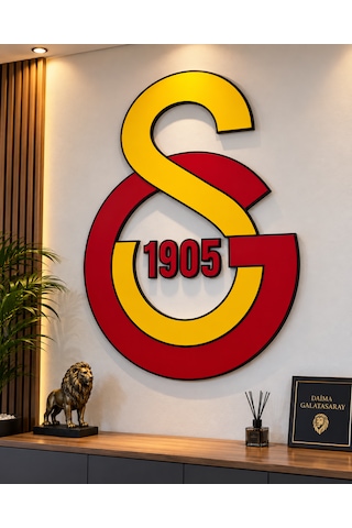 Galatasaray Temalı 1905 Duvar Dekoru 40x50 Cm 3mm Mdf Lazer Kesim Sarı Kırmızı Taraftar Dekorasyon Galatasaray Temalı 1905 Duvar Dekoru 40x50 Cm 3mm Mdf Lazer Kesim Sarı Kırmızı Taraftar Dekorasyon
