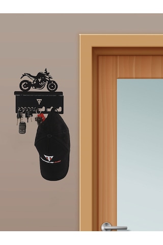 Torque-MX Metal Dekoratif Anahtar Askısı EA19 Siyah