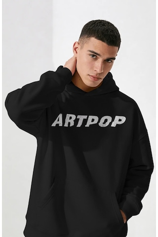 Sevbano Artpop Lady Gaga Şarkıcı Sırt Baskılı Unisex Oversize Premium Hoo Siyah