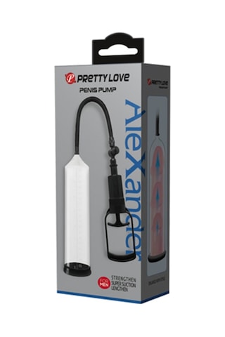 Hızlı Express Pretty Love Alexander 20 Cm Silikon Girişli Süper Vakum Penis Pompası