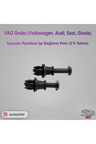 Vag Grubu Volkswagen / Audi / Seat / Skoda Uyumlu Pandizot İpi Bağlantı Pimi 2li Takım