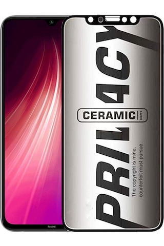 Xiaomi Redmi Note 8 Hayalet Ekran Koruyucu Mat Seramik Hayalet