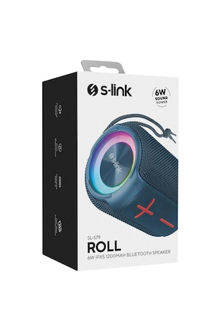 S-link SL-S79 Roll 6W 1200 mAh Bluetooth Hoparlör