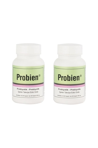 Probien Probiyotik Prebiyotik Sinbiyotik 30 Kapsül 2 Adet