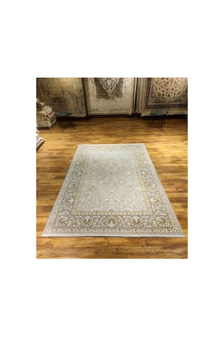 Zenn Zn07b Gold-krem-gri Halı Çok Renkli