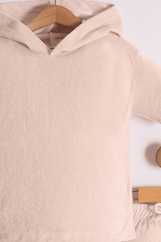 Erkek Çocuk Kapüşonlu Havlu Kumaş 2'li Takım 001