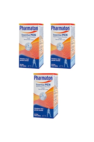 Pharmaton Essential Men 30 Kapsül 3 Adet