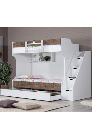 Ranza, Kardem Yavrulu Ranza - Ceviz + 3 Adet Comfort Yatak 90 X 190 CM
